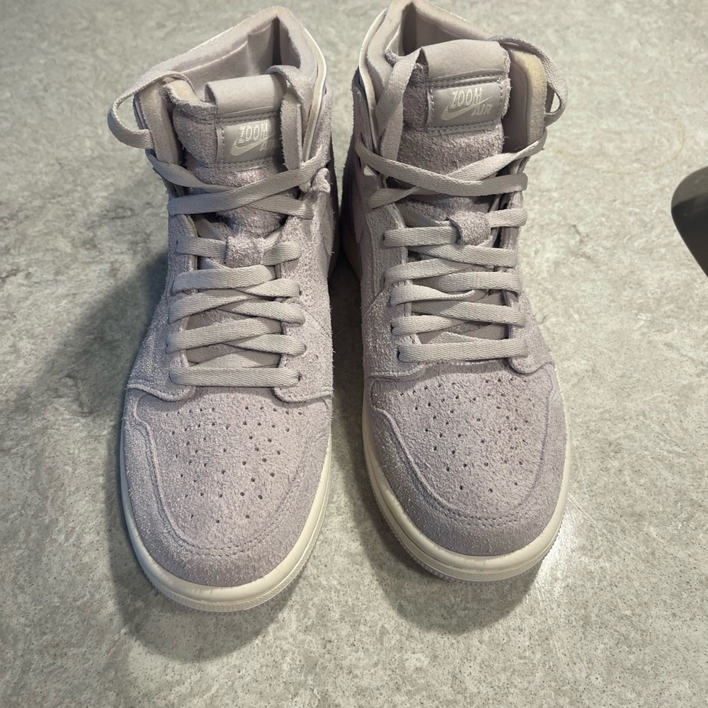 High-Top Suede Sneakers